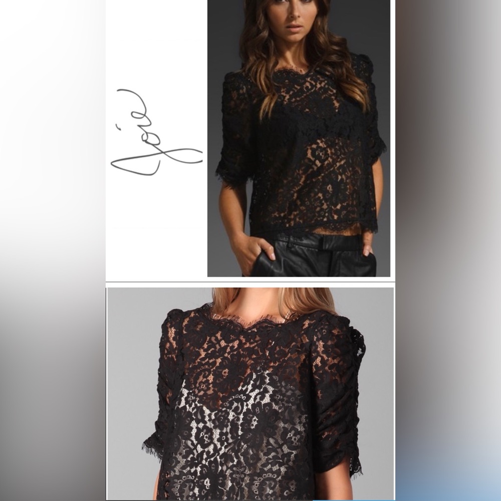 Joie Fanny Lace Blouse